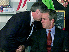 George Bush learns of the attack